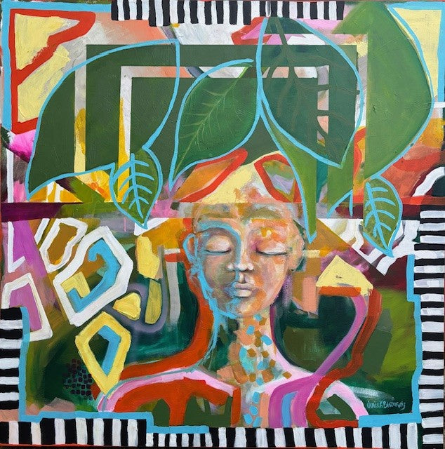 Barndomsminne - 100x100 cm