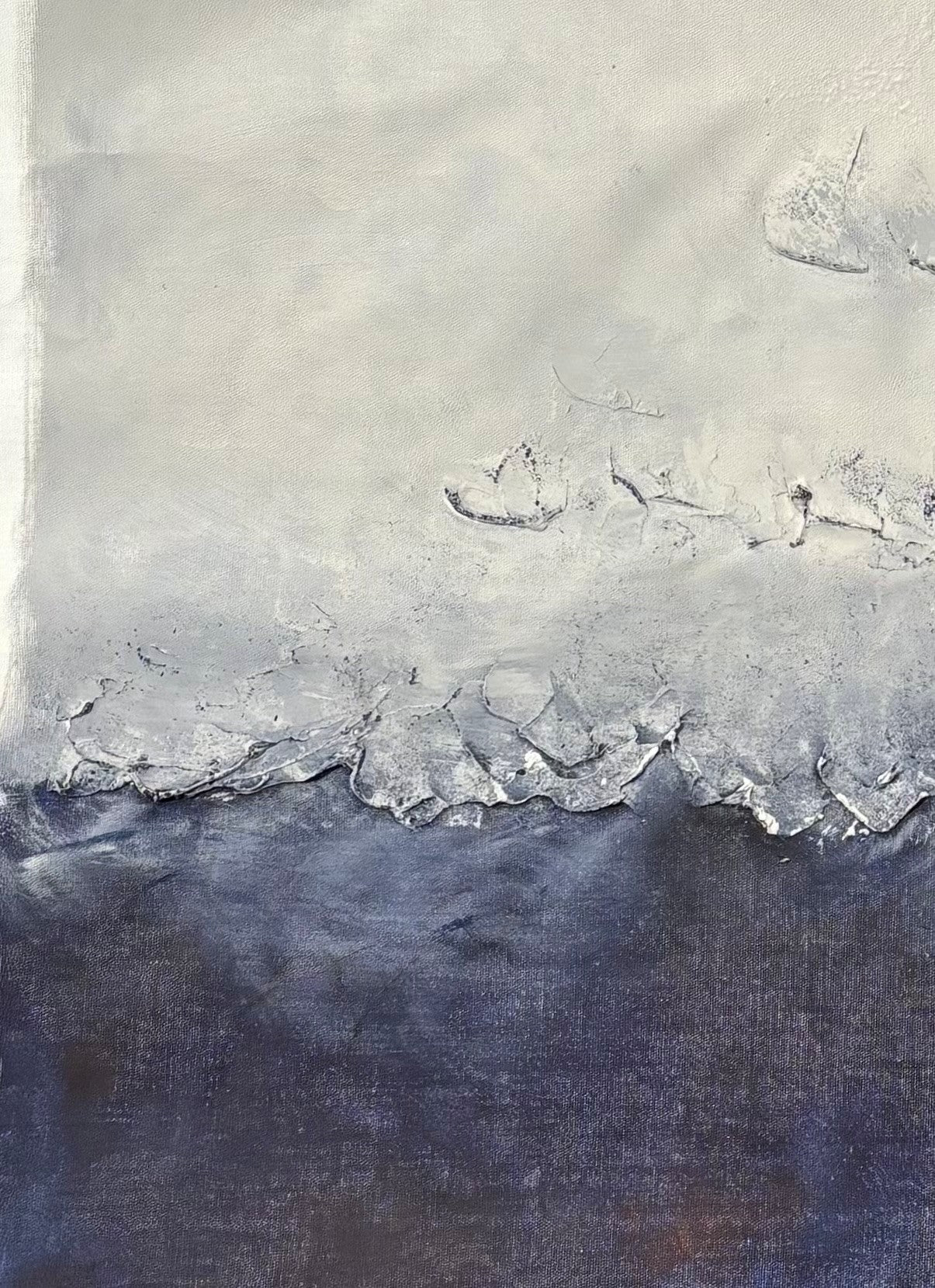 Havets pust - 100x100 cm