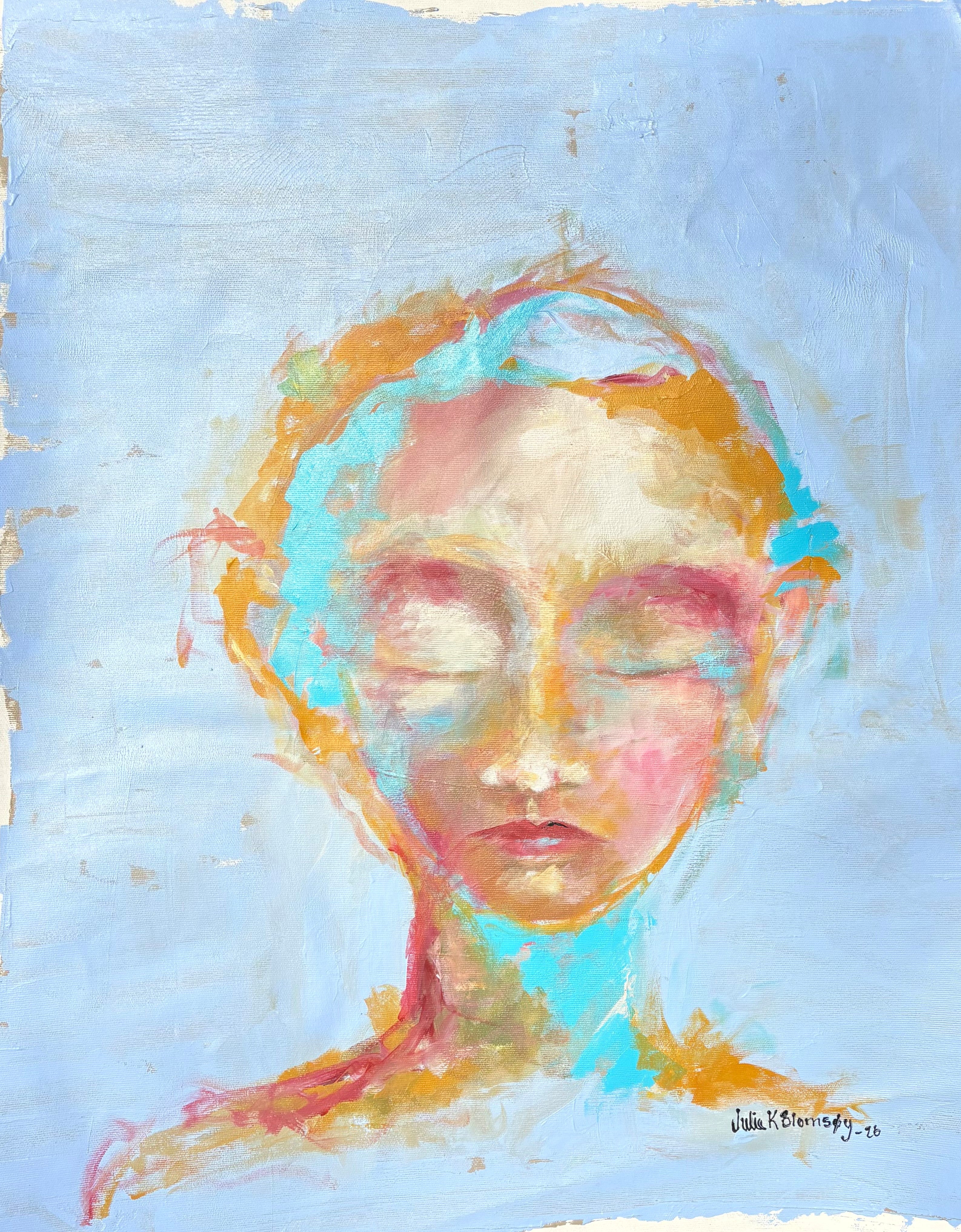 Hun som venter - 50x70 cm